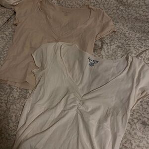 Brandy Melville pink and white Top bundle